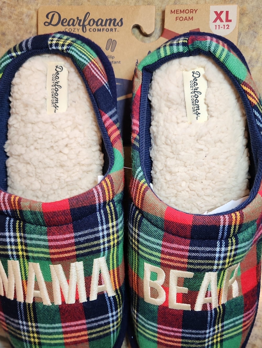 "MAMA BEAR" Slippers - Picture 2 of 9